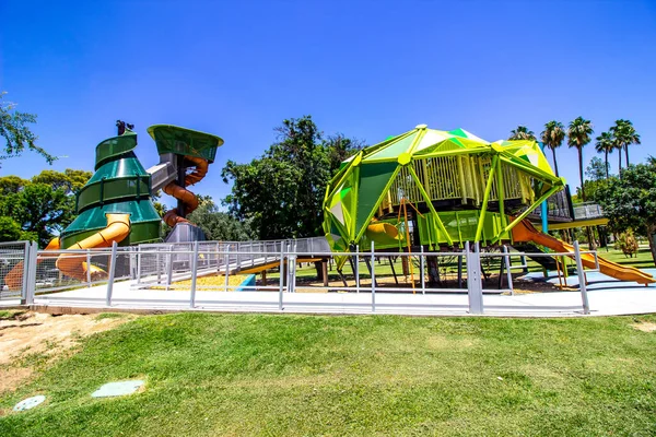 Playground Equipment Free Local Park — Stock Photo, Image
