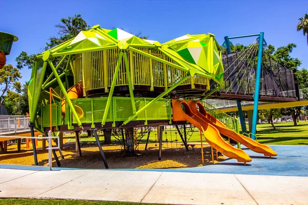 Kid Playground Apparatus Free Public Park — Φωτογραφία Αρχείου