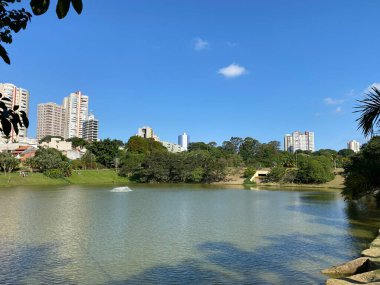 Santo Andre Central Park, Brezilya 'nın panoramik manzarası