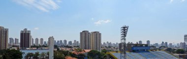 Brezilya Santo Andre şehrin panoramik görünüm