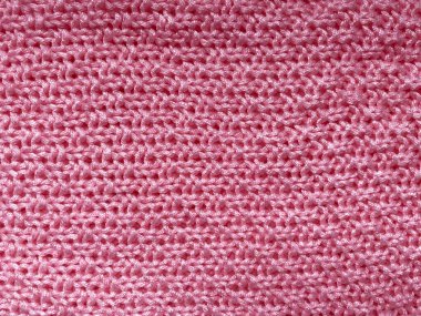 Pembe yün örgü dokusu. Arkaplan resmi.