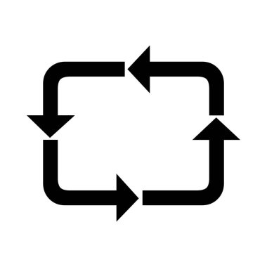 Oklar saat yönünün tersine dönen simge