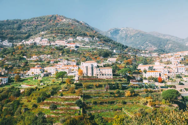 Ravello Wijngaarden Dorp Italië — Stockfoto