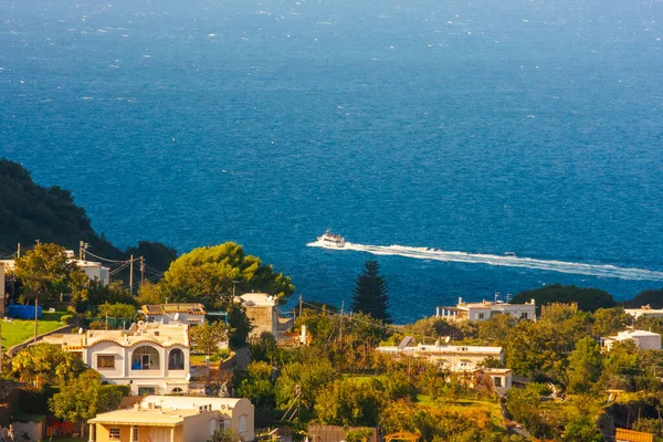 Marina Piccola 'daki villalar (küçük körfez), Capri Adası, Capri
