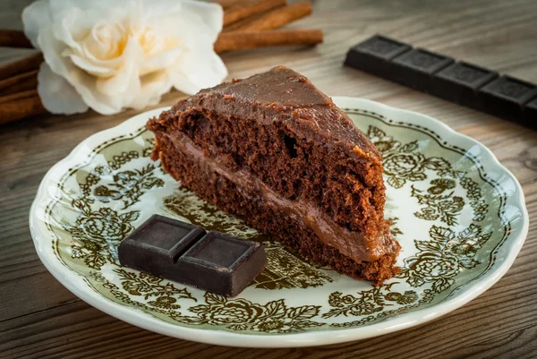 Csokoládés desszert — Stock Fotó