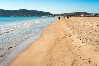 İtalya, Sardunya 'nın güzel kıyıları. 