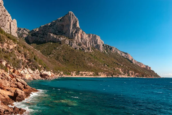 Sardinien Vacker Utsikt Över Kusten Nära Baunei Ogliastra Italien Europa — Stockfoto