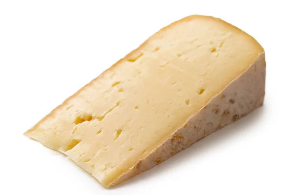 Φέτα Από Νόστιμο Ιταλικό Τυρί Αγρότη Αγελαδινό Γάλα — Φωτογραφία Αρχείου
