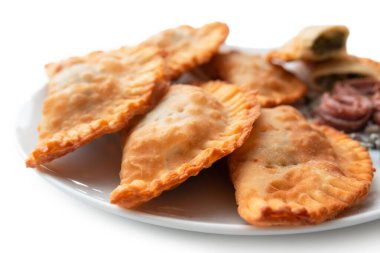 Yiyecekler. Lezzetli aperatifleri kapatın.