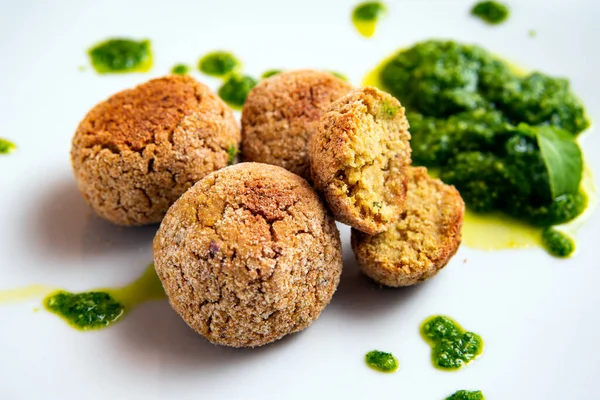 Food Close Vegetarian Balls — Stock Photo, Image