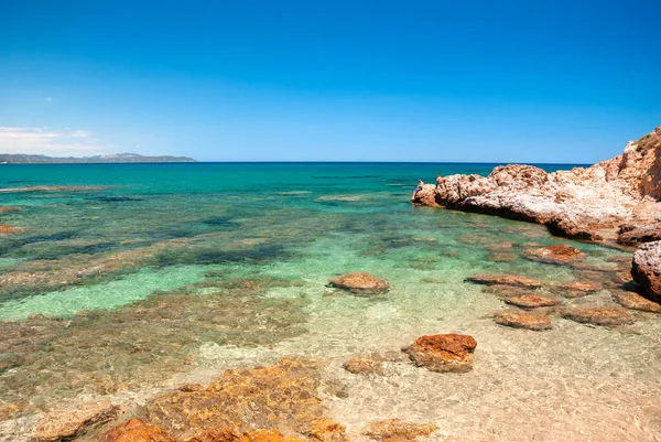 Sardinien Utsikt Över Fantastiska Havet Nära Muravera Italien Europa — Stockfoto