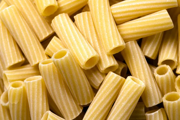 Uncooked Typical Italian Pasta Close — Zdjęcie stockowe