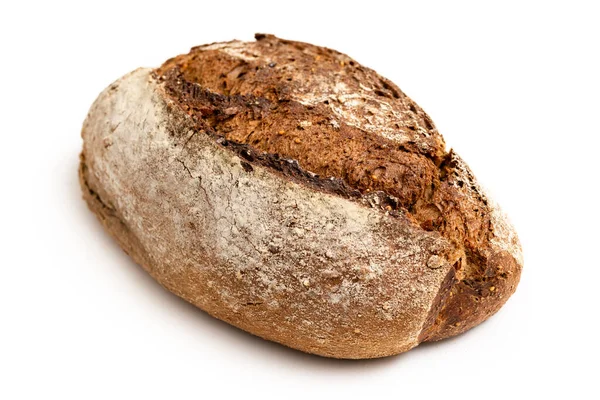 Frisches Brot Isoliert Auf Weißem Hintergrund — Stockfoto