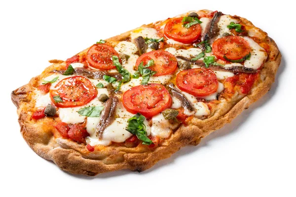 Close Fresh Delicious Pizza — Stock Photo, Image