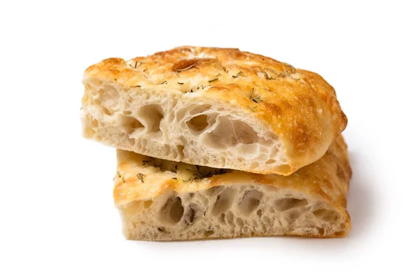 Nahaufnahme Von Frisch Gebackenem Ciabatta Brot — Stockfoto