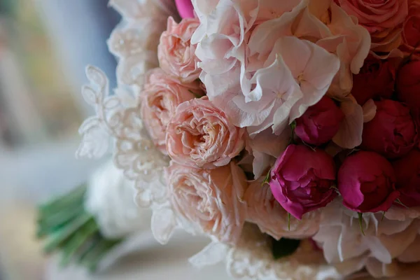 Bouquet Mariage Lumineux Pour Cérémonie — Photo