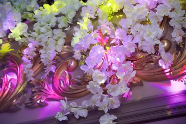 Üç boyutlu dekorasyon - bir kutlama ya da tatil için bir süsleme olarak bas-yardım ile yakın.