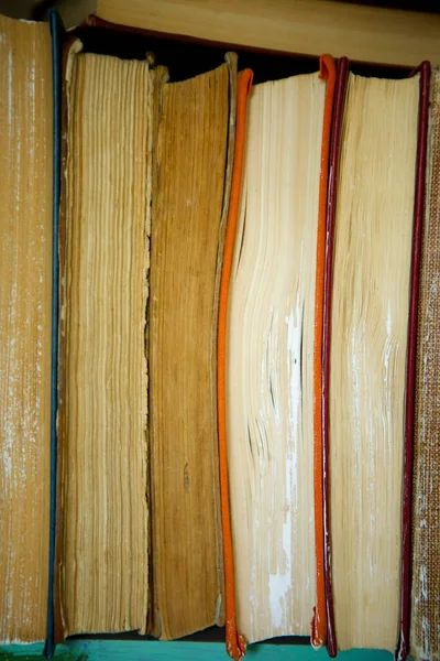 Book Spines Texture Decoration — Stock Photo, Image