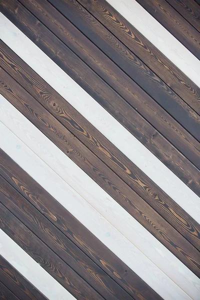 新的城市木材纹理背景 街道走廊的设计 木制零件和表面的涂层 — 图库照片