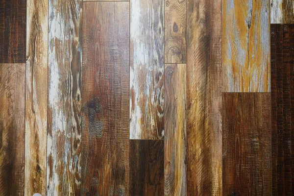 花束板的表面是由不同类型的木材制成的 木材表面纹理 — 图库照片