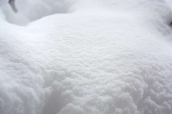 Clean Soft Fluffy White Snow Cover Texture — Stock Photo, Image