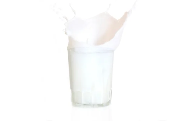 Splash milk — Stock Photo, Image