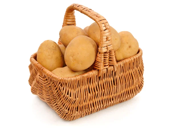 Patatas en cesta — Foto de Stock