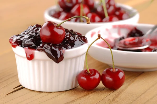 Cherry jam — Stock Photo, Image