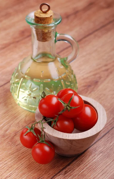 Olja och tomatsås — Stockfoto