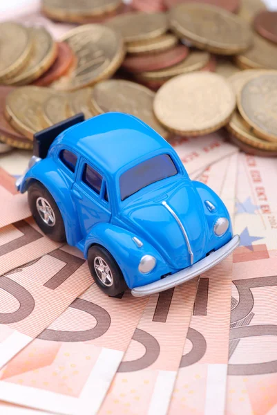 Bil och pengar — Stockfoto
