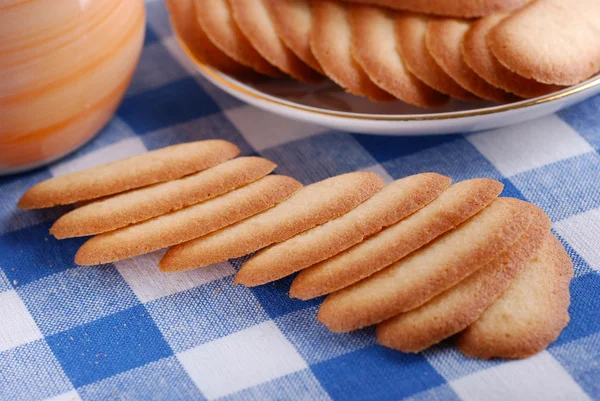 Cat tongue cookies — Stock Photo, Image