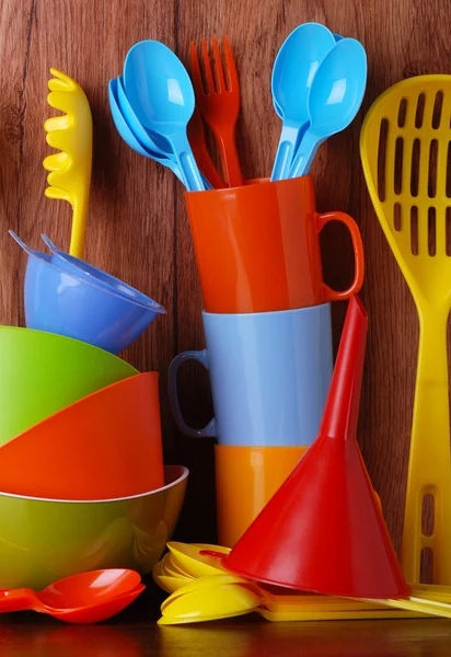 Colorful kitchenware — Stock Photo, Image