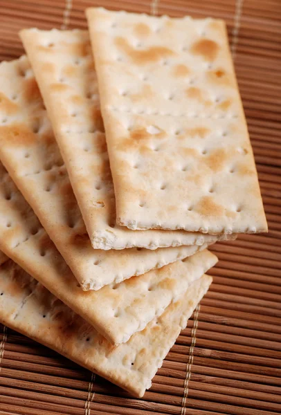 Crackers photographed up close — Stock Photo, Image
