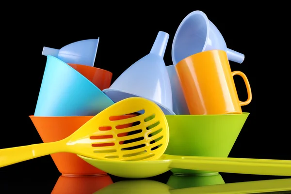 Kitchenware of plastic — Stock Photo, Image