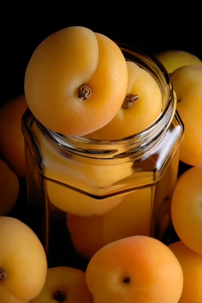 Pile apricots — Stock Photo, Image