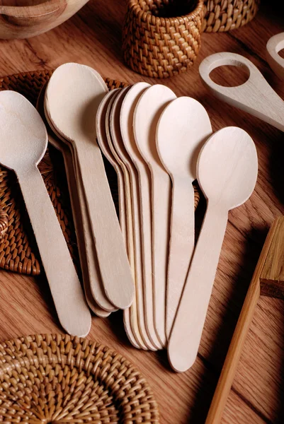 Kitchenware wooden — Stock Photo, Image