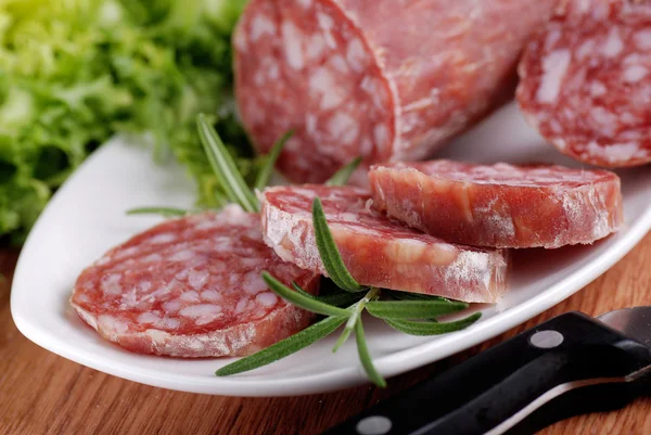 Italiaanse salami — Stockfoto