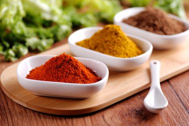 biber tozu ve diğer baharatlar