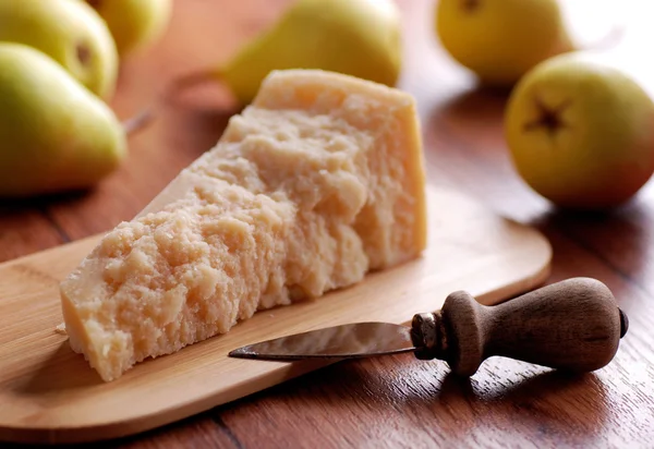 Portion of parmesan cheese — Stock Photo, Image