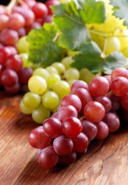 Kırmızı ve Yeşil üzüm demet