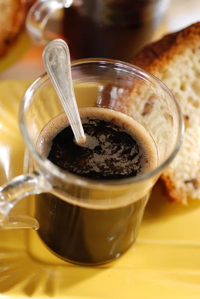 Italian espresso in the cup — Stock Photo, Image