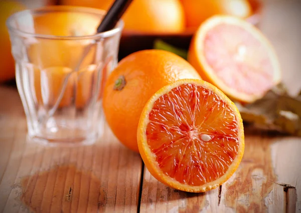 Sizilianische rote Orangen — Stockfoto