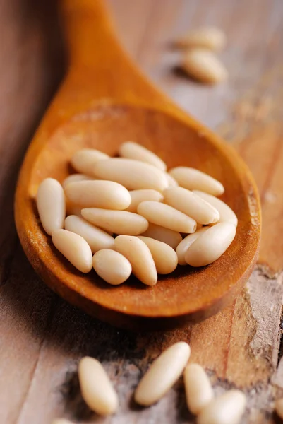 Shelled pine nuts — Stock Photo, Image