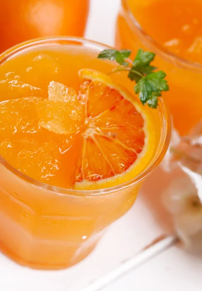 Orange granita in Sicily — Stock Photo, Image