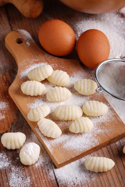 Pile of potato dumplings — Stock Photo, Image