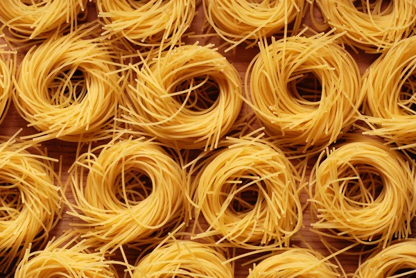 Egg noodles on the table — Stock Photo, Image