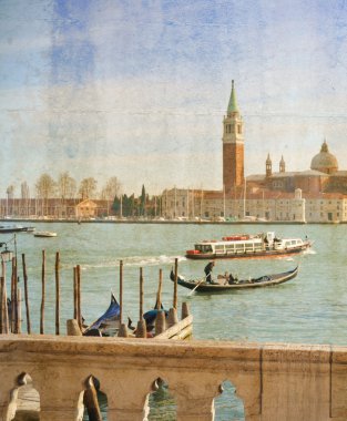 Resim Stili Venedik, İtalya, resimdeki Grand canal