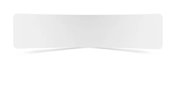 Close up de pilha de papel com ondulação sobre fundo branco — Fotografia de Stock