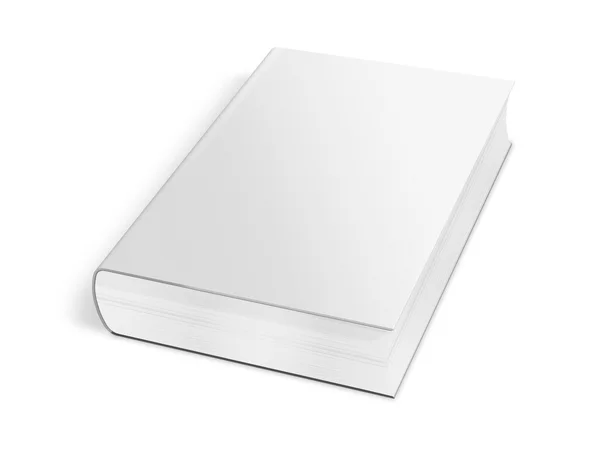 Collection of various blank white book on white background — Stock Photo, Image