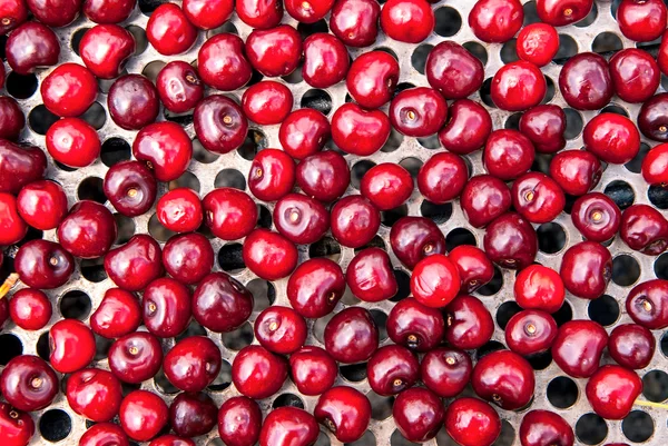 Seamless texture of cherries — Stock Photo, Image